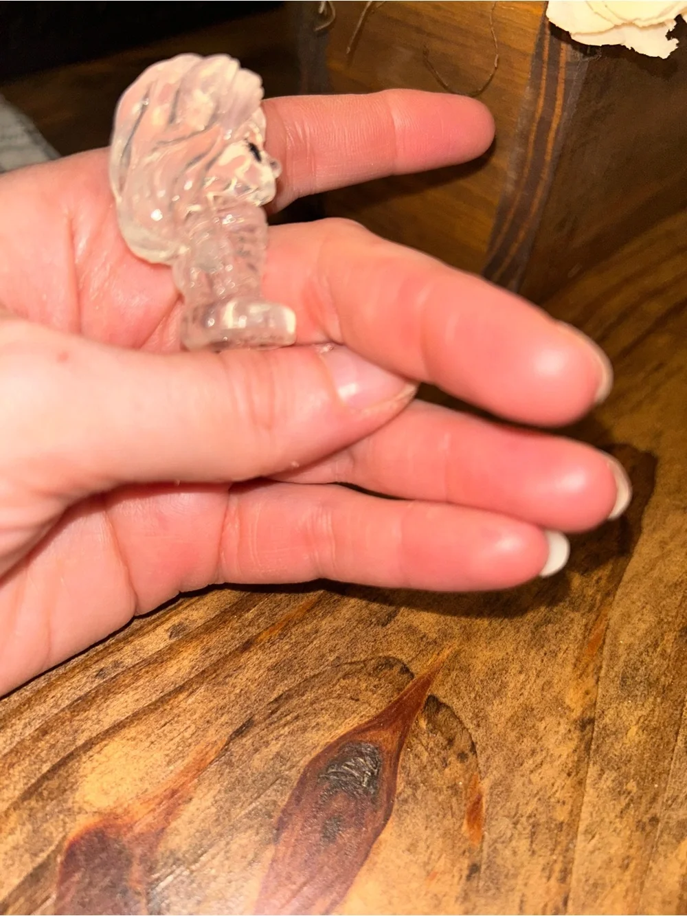 Clear translucent rare wonder woman Ooshie